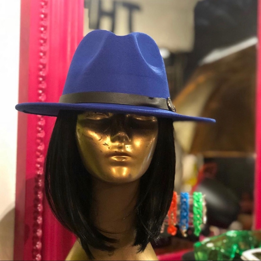 Electric Blue Fedora